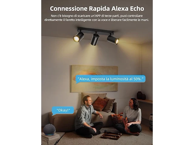 Aigostar verstelbare slimme led-plafondspots - afbeelding 4 van  4