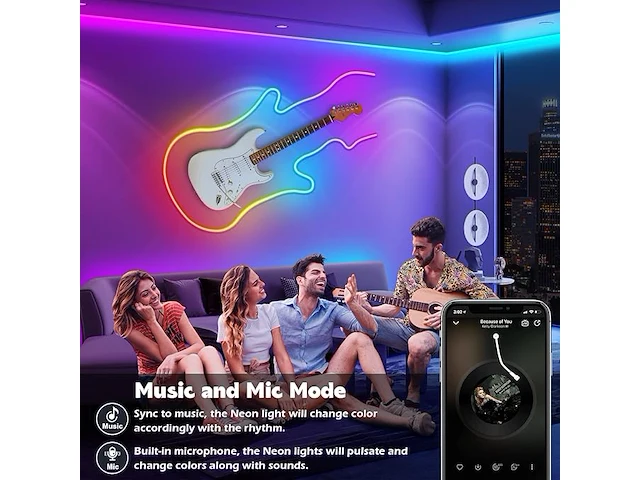 Ailbton 6 m neon led-strip - afbeelding 4 van  4