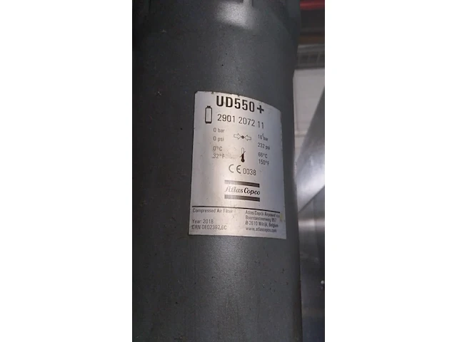 Air compressor - atlas copco - afbeelding 8 van  8