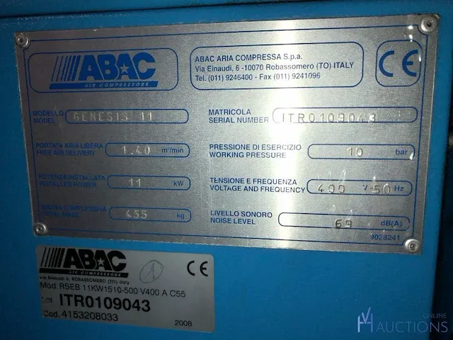 Air compressor abac - afbeelding 3 van  6