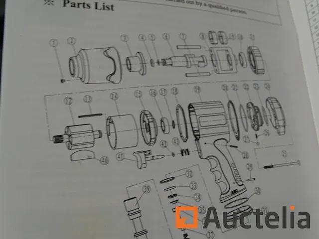 Air slagmoersleutel premmat p12 1/2 - afbeelding 1 van  7