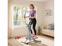 Air walker glider, elliptisch fitnessapparaat met lcd-scherm - afbeelding 2 van  6