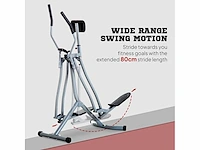 Air walker glider, elliptisch fitnessapparaat met lcd-scherm - afbeelding 5 van  6