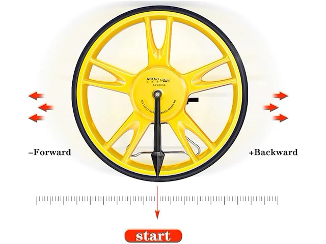 Airaj opvouwbaar meetwiel - afbeelding 5 van  5