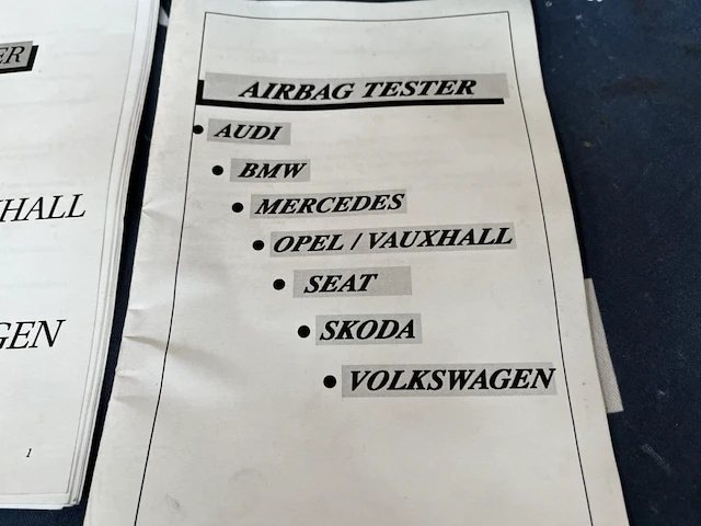 Airbag tester - afbeelding 5 van  5