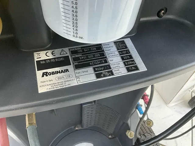 Airco test- en vulapparaat robinair r1234yf - afbeelding 6 van  7
