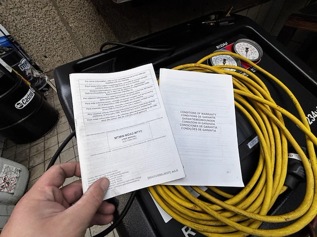 Airco vulmachine twin pro r134a r1234yf - afbeelding 8 van  8