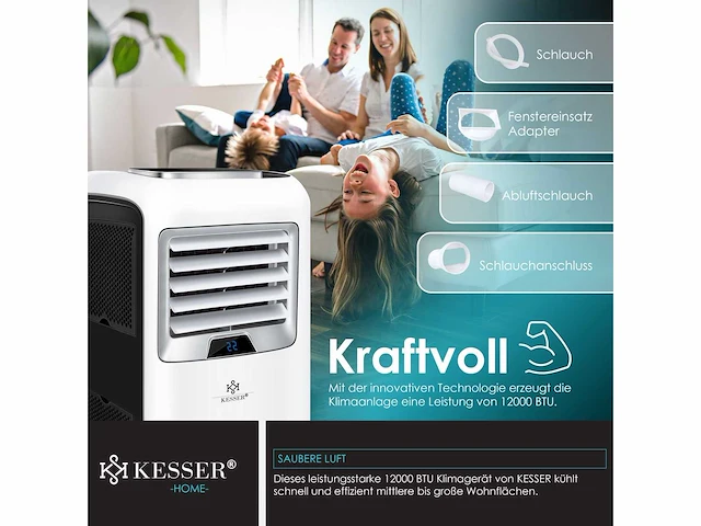 Airconditioner - 4in1 mobiele airco koeling - afbeelding 3 van  4