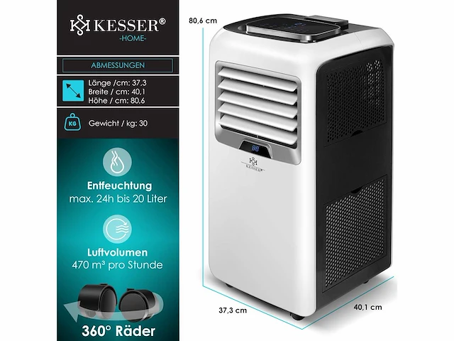 Airconditioner - 4in1 mobiele airco koeling - afbeelding 4 van  4