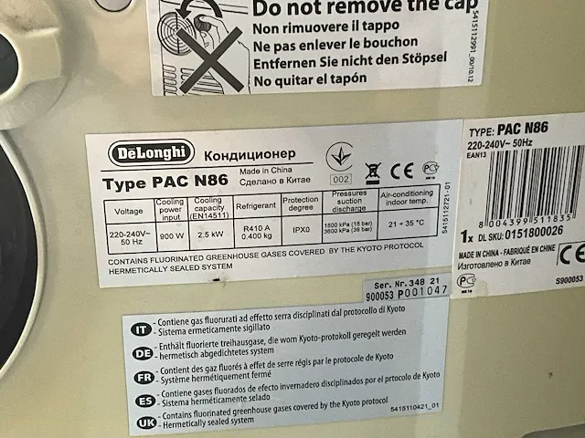 Airconditioning delonghi - afbeelding 4 van  7