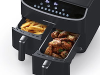 Airfryer - gourmetmaxx - dubbele mand - 2x 3,5 l - zwart - afbeelding 5 van  5