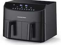 Airfryer - gourmetmaxx - dubbele mand - 2x 3,5 l - zwart - afbeelding 3 van  5