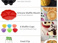 Airfryer accessoires (16stuks) - afbeelding 1 van  5