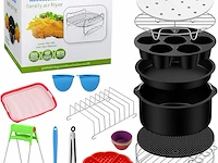 Airfryer accessoires (16stuks) - afbeelding 2 van  5