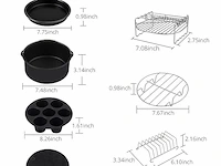 Airfryer accessoires (16stuks) - afbeelding 3 van  5