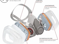 Airgearpro g-500 herbruikbaar adembeschermingsmasker - afbeelding 3 van  4