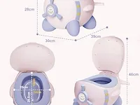 Airplane potty trainer roze - afbeelding 3 van  3