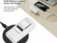 Airpod-pal bescherm case met ingebouwde power bank , wit - afbeelding 2 van  3