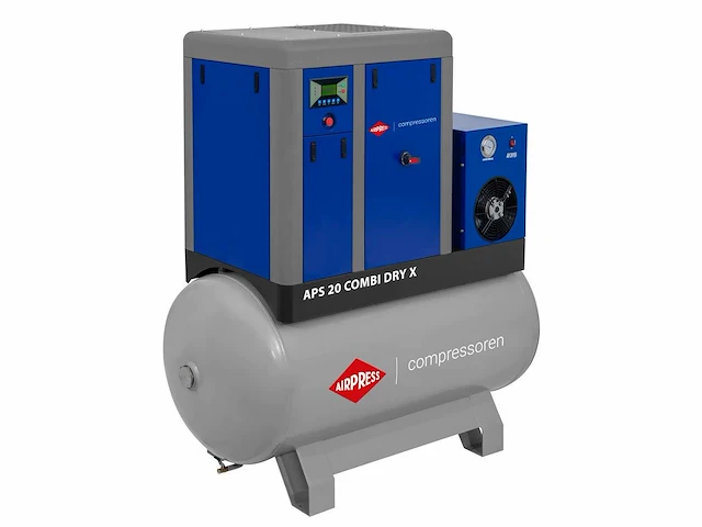 Airpress - 2020 - aps 20 combi dry x - schroefcompressor - afbeelding 1 van  5