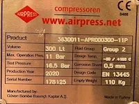 Airpress persluchtvat 300 liter - afbeelding 3 van  6