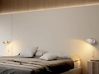 Aisilan set van 2 wandlampen met trekschakelaar - afbeelding 3 van  3