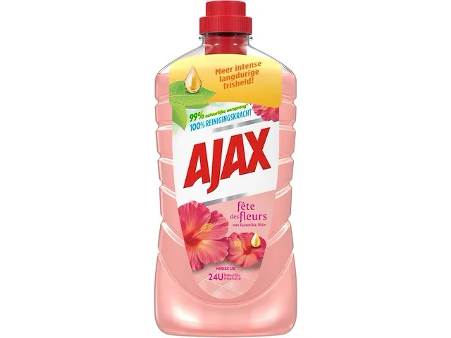 Ajax allesreiniger fete de fleur hibiscus 1 liter - afbeelding 1 van  3