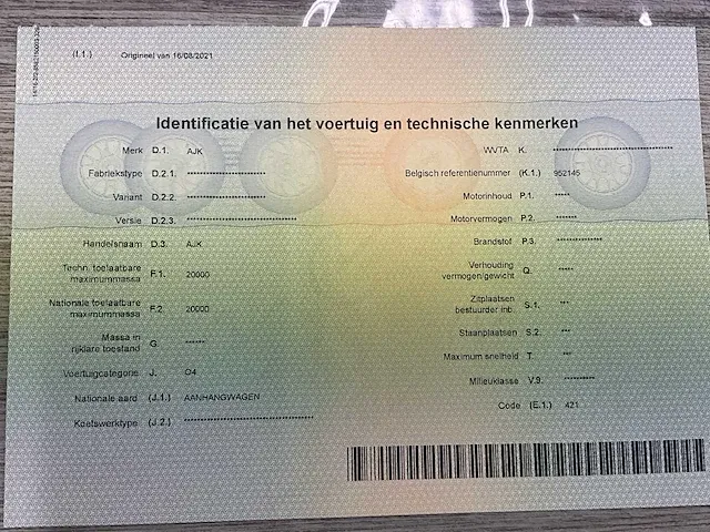 Ajk aeel/10-20/19.5 aanhangwagen - afbeelding 15 van  22