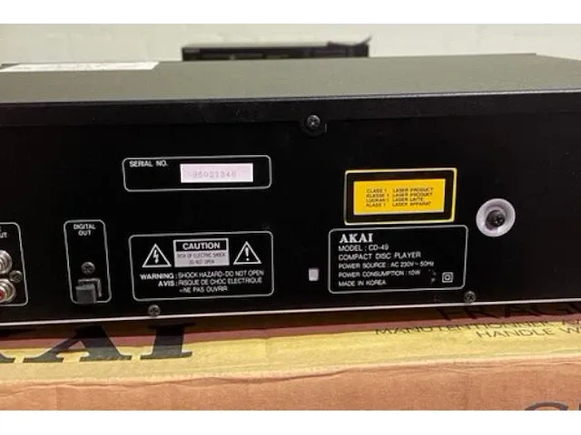 Akai cd-speler - afbeelding 2 van  2