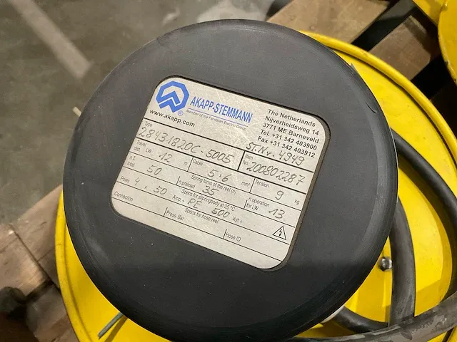 Akapp-stemmann veerkabelhaspel met verlengsnoer - afbeelding 3 van  3