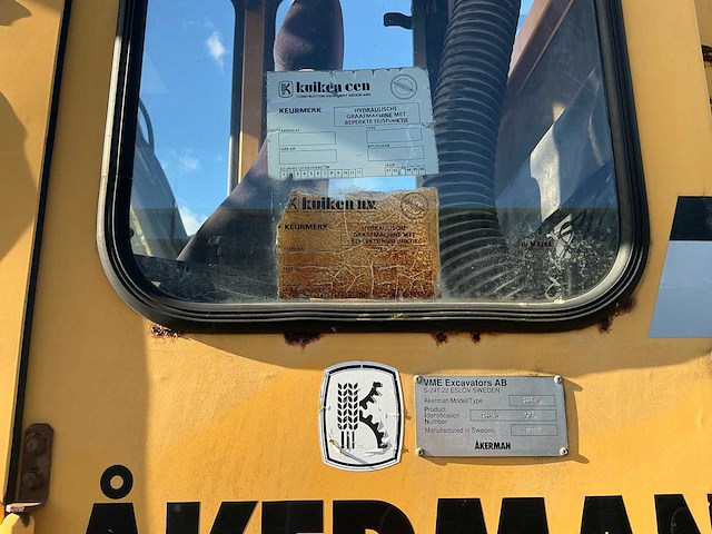 Akerman h5m bandenkraan banden graafmachine - afbeelding 8 van  38