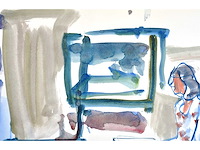 Albert de deken - naakt - aquarel - afbeelding 7 van  8