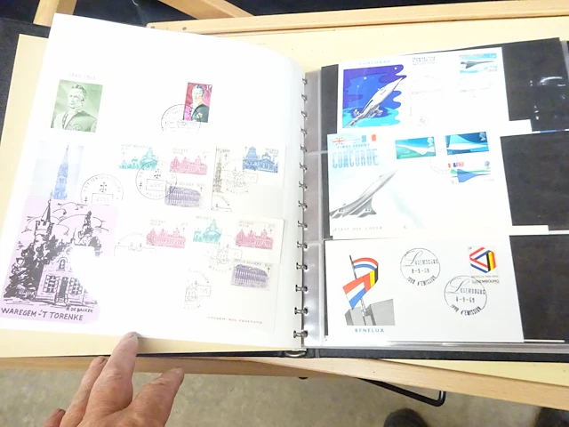 Album met nederlandse en belgische fdc's +-40stuks - afbeelding 3 van  5