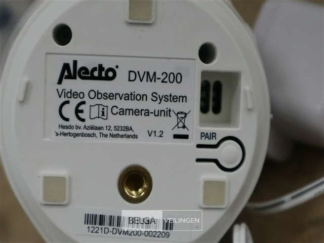 Alecto dvm-200 babyfoon met camera - afbeelding 2 van  2