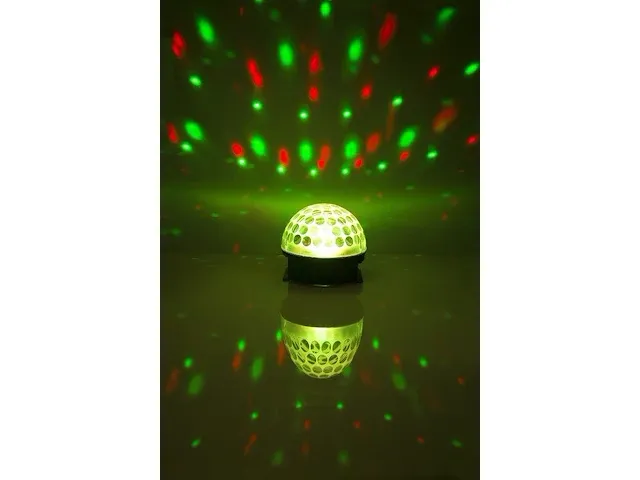 Alecto le-360 led disco lamp - geeft het effect van een echte discobol - zwart/ multi - afbeelding 6 van  9