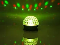 Alecto le-360 led disco lamp - geeft het effect van een echte discobol - zwart/ multi - afbeelding 6 van  9