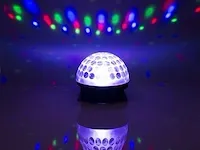Alecto le-360 led disco lamp - geeft het effect van een echte discobol - zwart/ multi - afbeelding 8 van  9
