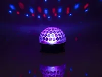 Alecto le-360 led disco lamp - geeft het effect van een echte discobol - zwart/ multi - afbeelding 9 van  9