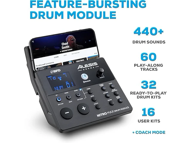Alesis nitro max kit elektrisch drumstel - afbeelding 2 van  5