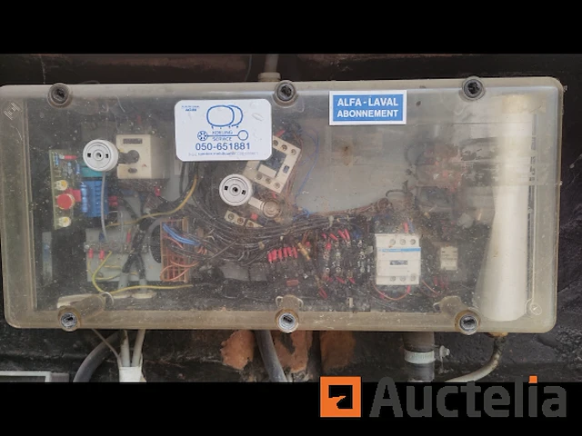 Alfa-laval 1500l rvs melktank functioneel, koud hs - afbeelding 3 van  11