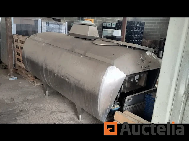 Alfa-laval 1500l rvs melktank functioneel, koud hs - afbeelding 1 van  11