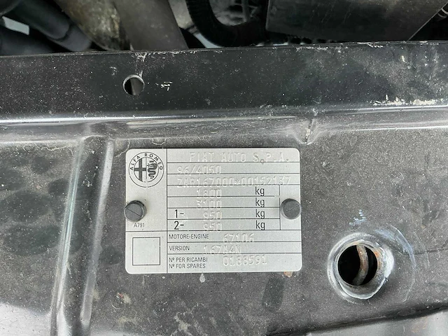 Alfa romeo alfa 155 - 1997 - afbeelding 11 van  22