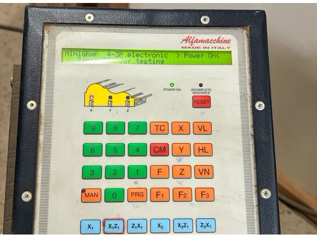 Alfamacchine minigraf 4 frame stikmachine - afbeelding 7 van  9