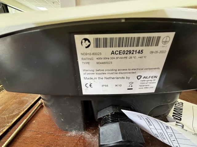 Alfen eve single pro-line 3ph type 2 socket - afbeelding 2 van  2