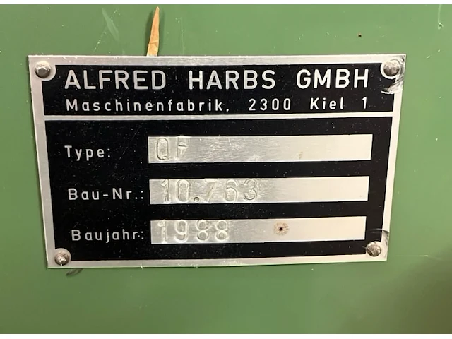 Alfred harbs rb 4000 / of / rb 5000 transfer tafel - afbeelding 8 van  9