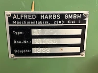 Alfred harbs rb 4000 / of / rb 5000 transfer tafel - afbeelding 8 van  9