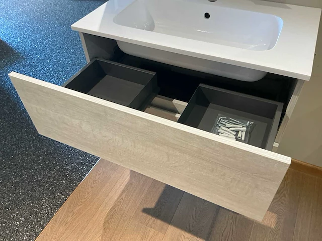 Alke square space line badkamermeubel met spiegelkast - afbeelding 4 van  7