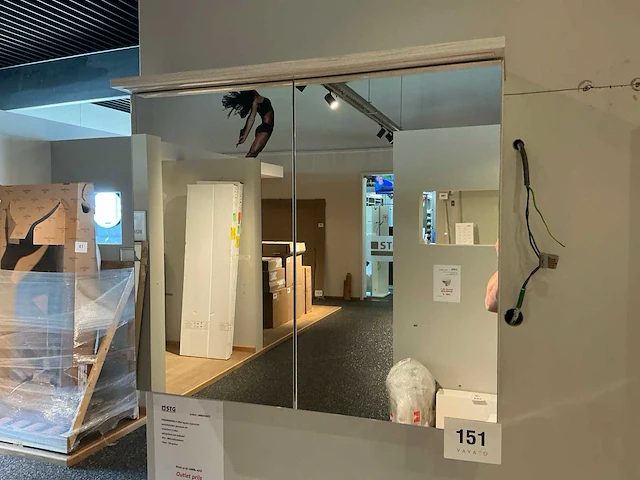 Alke square space line badkamermeubel met spiegelkast - afbeelding 6 van  7