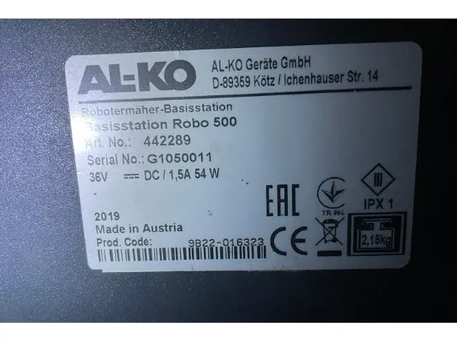 Alko robotmaaier - afbeelding 3 van  4