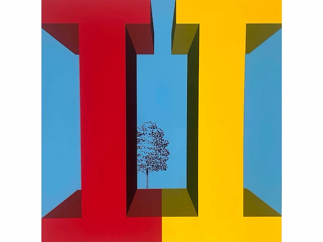 Allan d’arcangelo - june, 1969 - zeefdruk - afbeelding 1 van  3