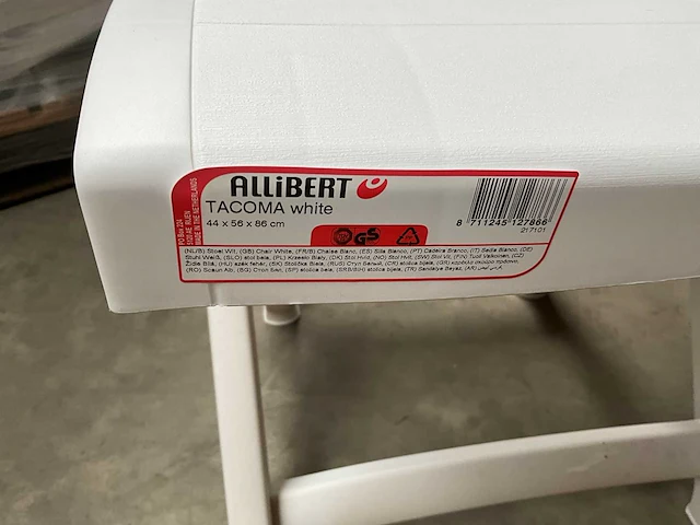 Allibert tacoma opvouwbare tuinstoel (24x) - afbeelding 4 van  4